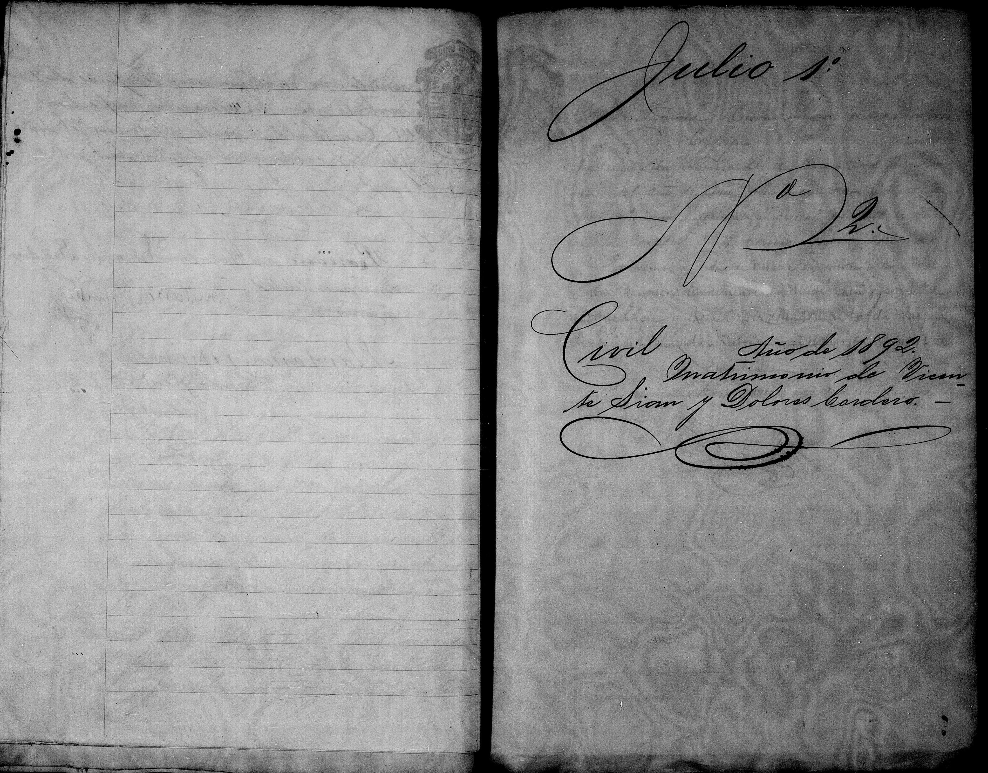 Indice de Expedientes Matrimoniales de la Ciudad de Guatemala (Parte II)