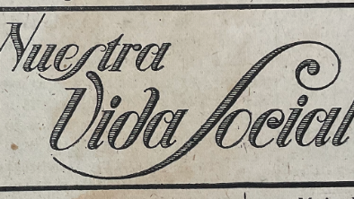 Personales y Sociales – Miércoles 6 Diciembre 1922