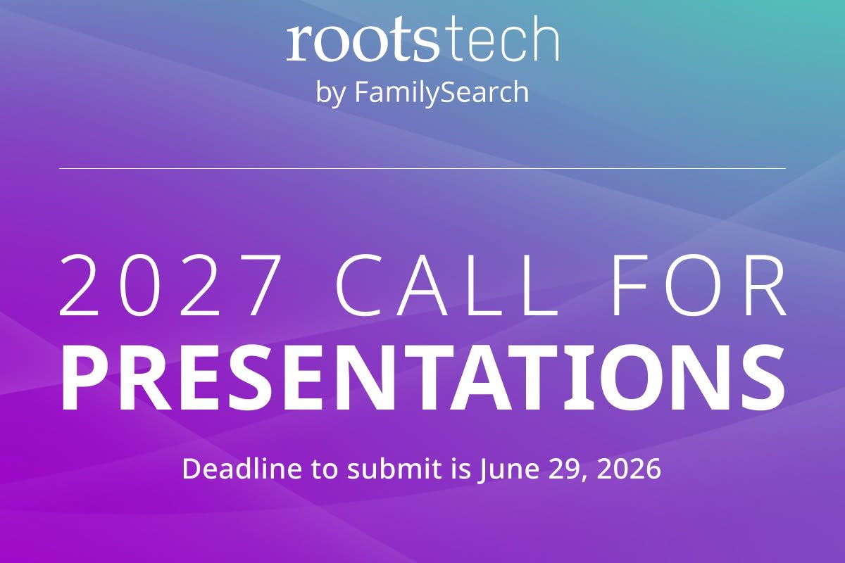 Comparte tu Sabiduría en RootsTech 2027